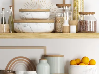 kitchen accessories 0002 3D model