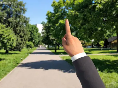  Male Arm Finger Forbid Animated Rigged for Maya 