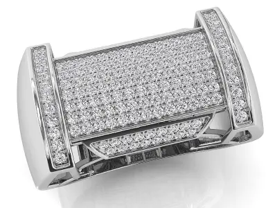 Big fancy mans ring 3D print model