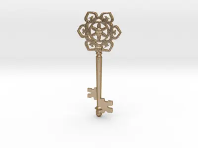 Petals Key 3D print model