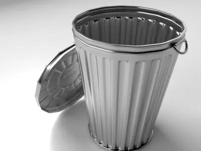 Garbage Can 3D model