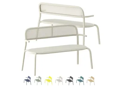 Fatboy toni bankski bench 3D model