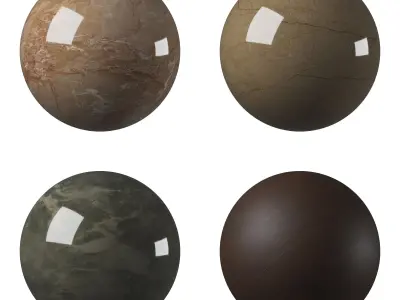 Marble Porcelain tiles set 48 Texture