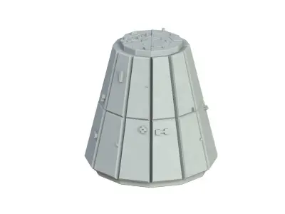 Sci Fi Object No 2869 Low Poly Low-poly 3D model