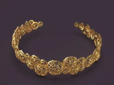 Light cuff bracelet 3D print model