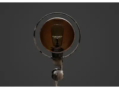 Articulated Desk Lamp - Industrial Architect Clamp Light  3D model