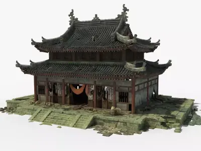 Chinese Temple 3D model