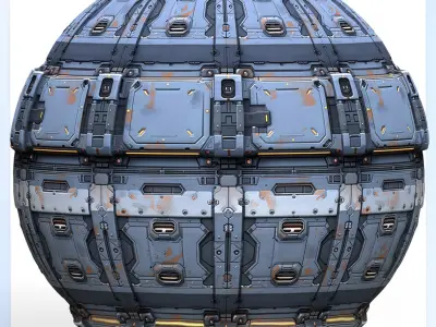 Sci-FI Seamless Texture Texture 13