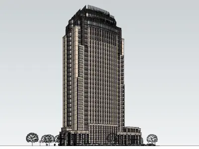 vacation spot-Resort-Fashion Leisure Hotel-0247 3D model