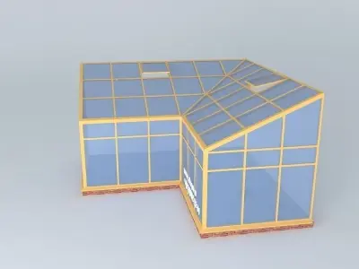 Winter garden 3 Free 3D model