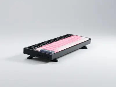 GlowGrid MIDI Keyboard model pack Low-poly 3D model