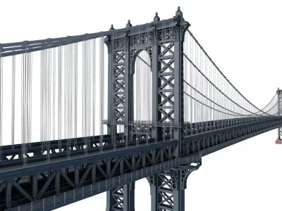 Manhattan Bridge 3D model