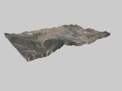 Reno City Low-poly 3D model