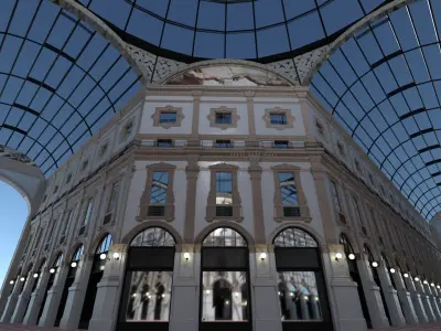 Galleria Vittorio Emanuele II 3D model