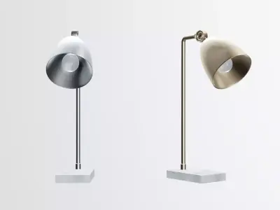 modern desk lamp Low-poly 3D model purchase