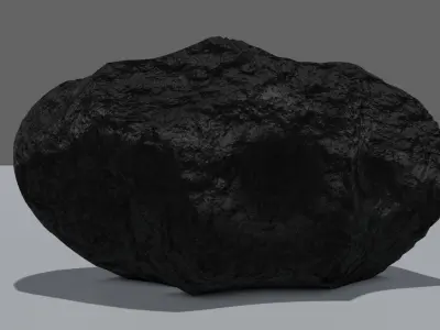 Stone rock Free low-poly 3D model