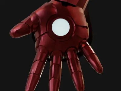 Iron man Mark 85  Low-poly 3D model