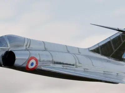 Dassault MD 550 Mirage - Mirage I Low-poly 3D model