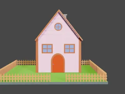 wooden 3D model