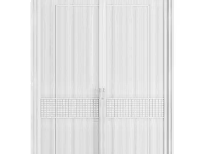 Art deco door 3D model purchase