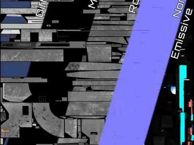 Star Trek SS Eleos XII Starship Low-poly 3D model