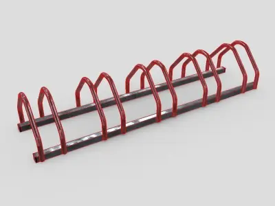 Bicycle Stand 2 Low-poly 3D model