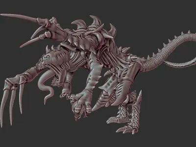 Broodlord Inspired Fanart 3D printable model 3D print model 3D print model