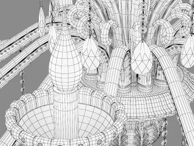 698122 Alzata Osgona Chandelier 3D model