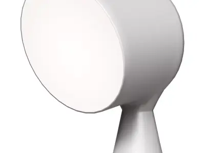 Binic by Foscarini Designer Table Lamp white 3D model