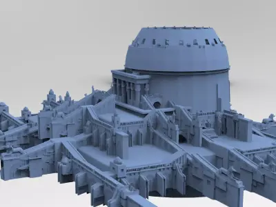 Ancient Egyptian Arena City 3  3D model