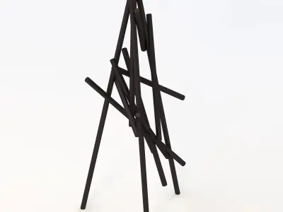 Zuo Drought Floor Lamp 3D model