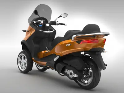Piaggio MP3 Scooter 2016 3D model