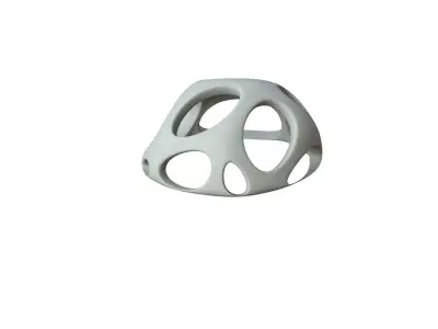 SciFi Cube Object No 47138 Low Poly Shape Low-poly 3D model
