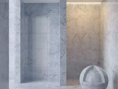 Marble wall 36 3D model