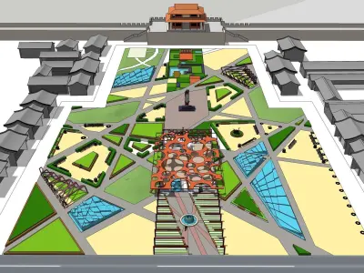 Sketchup Park 202 3D model