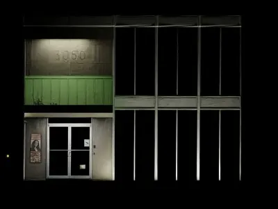 City Building 4 Low-poly 3D model