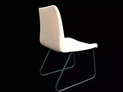 Dining chair  Low-poly 3D model