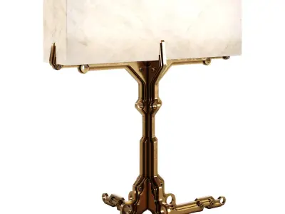 21st gallery Erwan Boulloud Alabaster Table Lamp 3D model