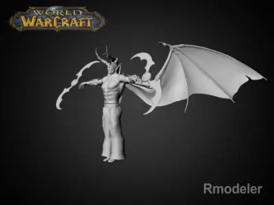 Illidan Demon Hunter 3D model