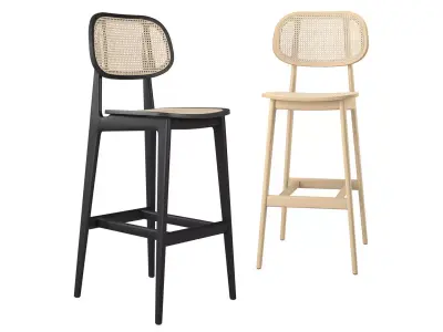 Titus bar stool By Vincent Sheppard 3D model