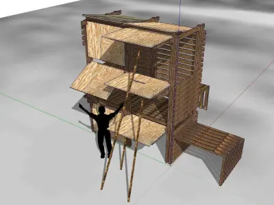 Creative Design-Holiday Cabin-049 3D model