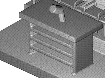 Stylish Classroom 3D print model