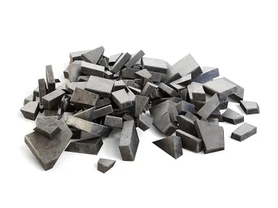 Stone Blocks Rubble 3D model buy