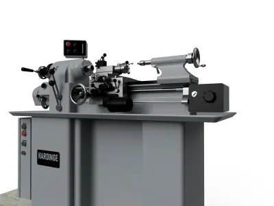 Hardinge HLV-H Lathe 3D model