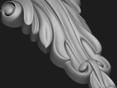 Decor vertical 001 3D model