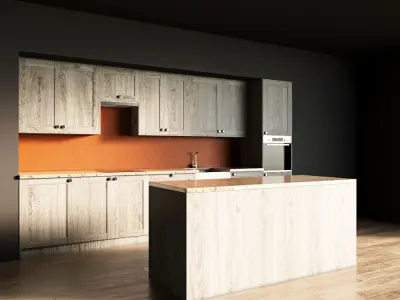 22-Kitchen10 texture 2 3D model
