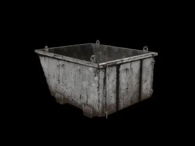 Skip Pack - 10 Models Low-poly 3D model