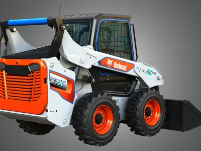 S7X All Electric Skid Steer Loader - Bucket 3D model