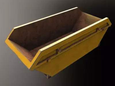 Dumpster or Skip Low-poly 3D model