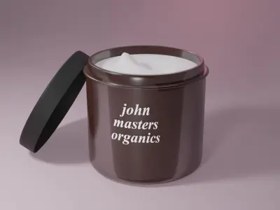 Cream care container cosmetic Low-poly 3D model